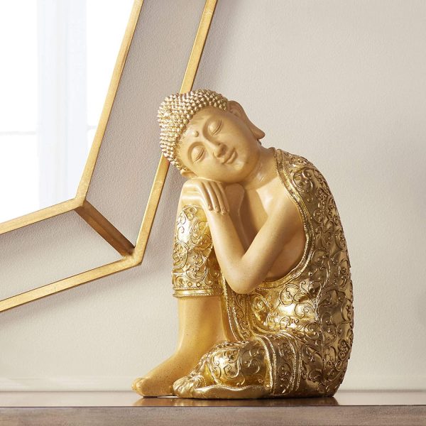 Tượng Phật đang nghỉ ngơi bằng vàng: