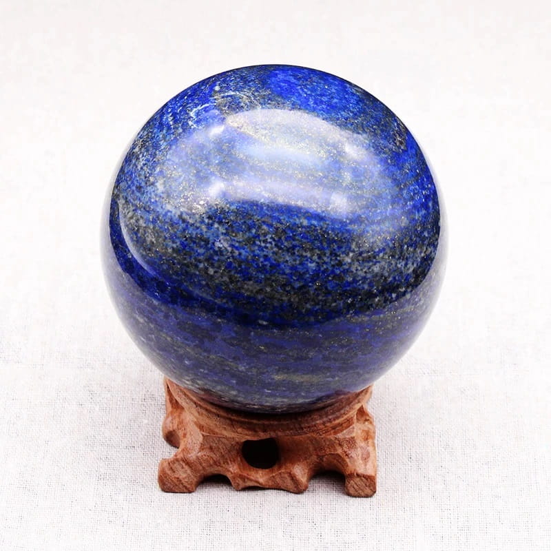 Quả cầu phong thủy Ngọc Lưu Ly (đá Lapis Lazuli)