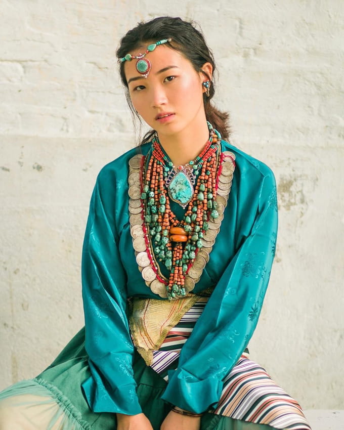 Trang sức Đá Turquoise - Ngọc lam Tây Tạng