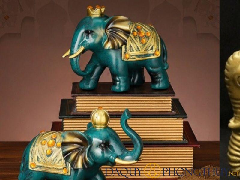 Ý nghĩa của tượng voi trên bàn - đem lại may mắn, tài lộc